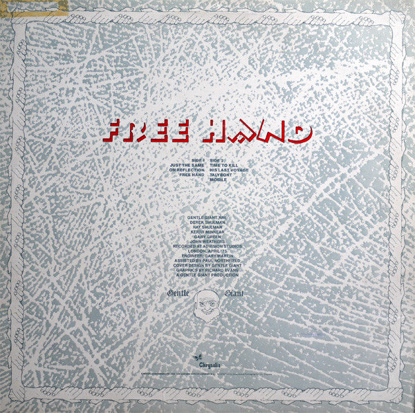 Gentle Giant : Free Hand (LP, Album, Red)