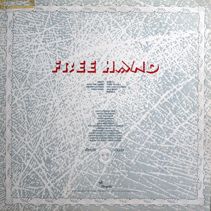 Gentle Giant : Free Hand (LP, Album, Red)
