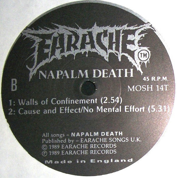 Napalm Death : Mentally Murdered (12", EP)