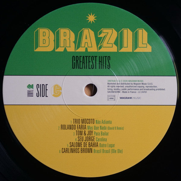 Various : Brazil Greatest Hits (2xLP, Comp, RM)