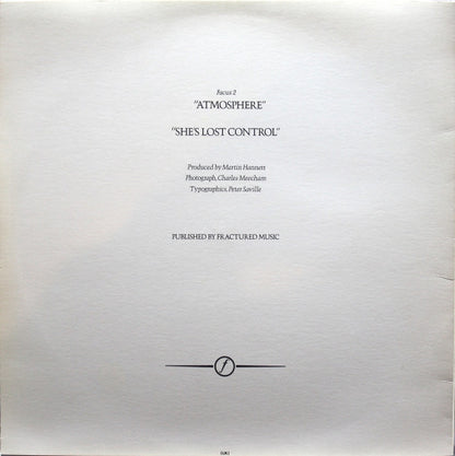 Joy Division : Atmosphere (12", Single, RP, Lin)