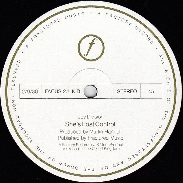 Joy Division : Atmosphere (12", Single, RP, Lin)