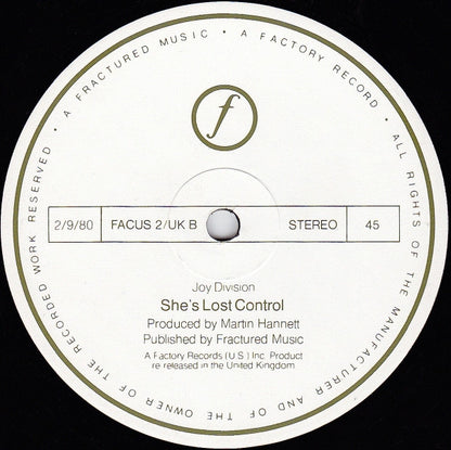 Joy Division : Atmosphere (12", Single, RP, Lin)