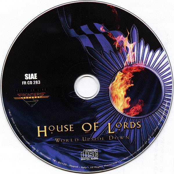 House Of Lords (2) : World Upside Down (CD, Album)