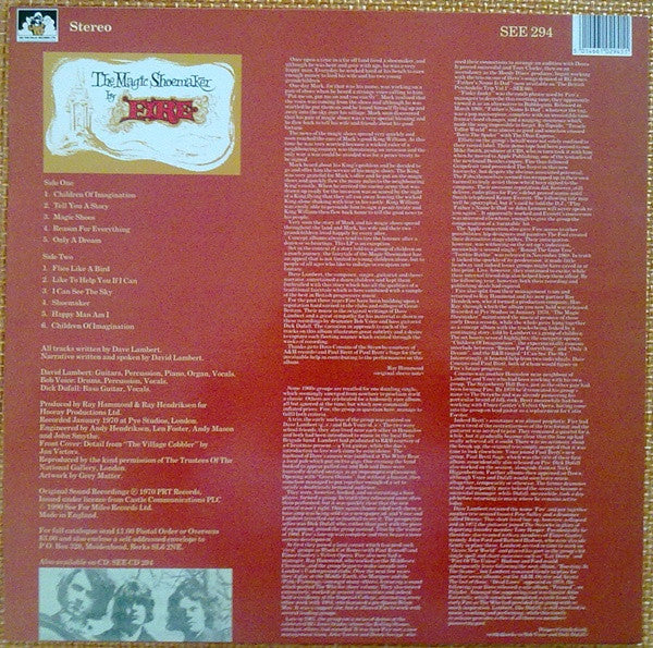 Fire (6) : The Magic Shoemaker (LP, Album, RE)