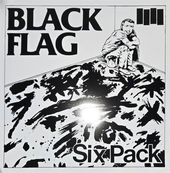 Black Flag : Six Pack (7", Single, RE, RP, sma)