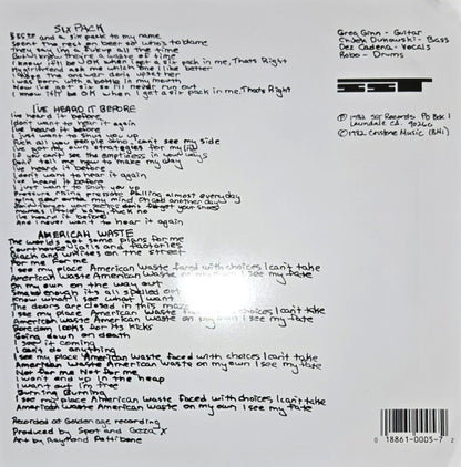 Black Flag : Six Pack (7", Single, RE, RP, sma)