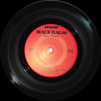 Black Flag : Six Pack (7", Single, RE, RP, sma)