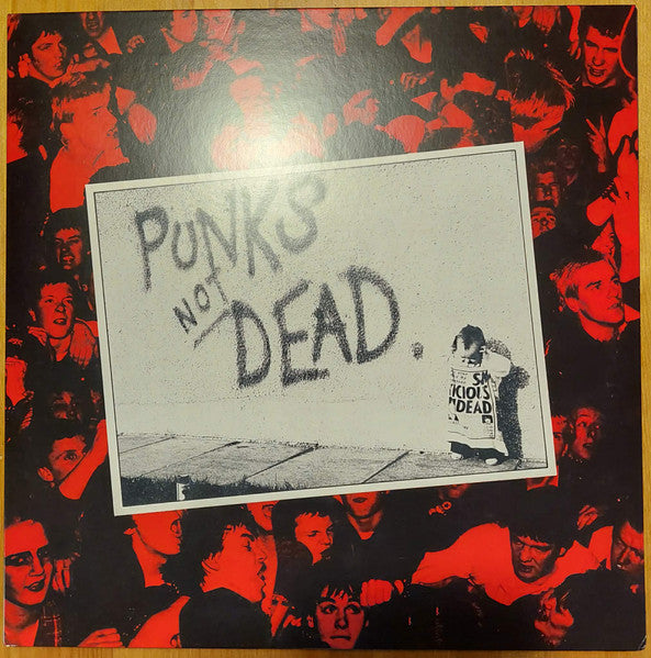 The Exploited : Punks Not Dead (LP, Album, RE, Red)