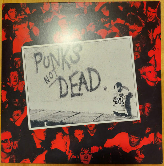 The Exploited : Punks Not Dead (LP, Album, RE, Red)