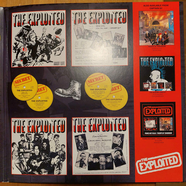 The Exploited : Punks Not Dead (LP, Album, RE, Red)