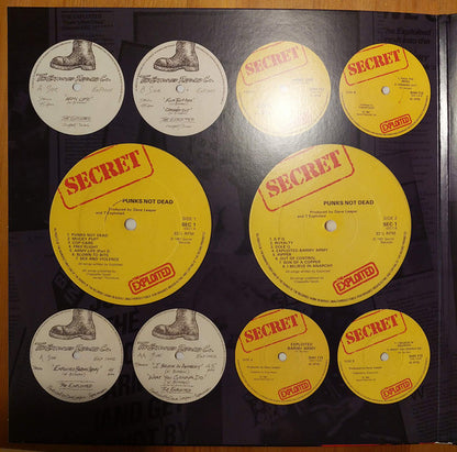 The Exploited : Punks Not Dead (LP, Album, RE, Red)