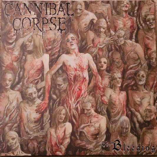 Cannibal Corpse : The Bleeding (LP, Album, Ltd, RE, Whi)