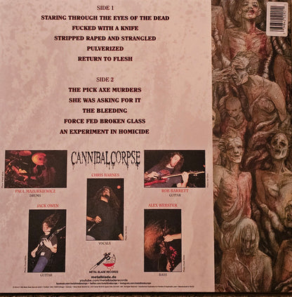 Cannibal Corpse : The Bleeding (LP, Album, Ltd, RE, Whi)