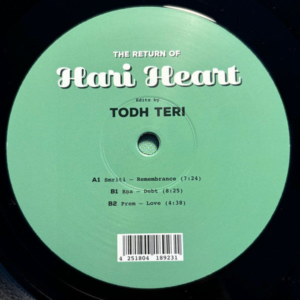 Todh Teri : The Return Of Hari Heart (12")