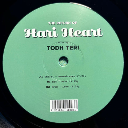 Todh Teri : The Return Of Hari Heart (12")