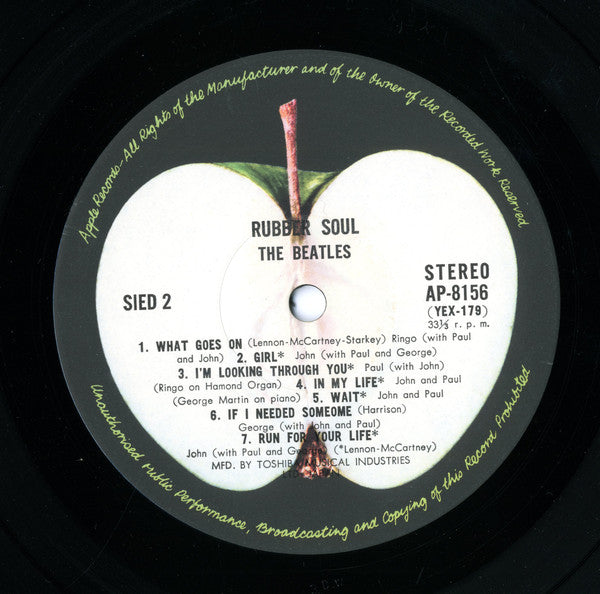The Beatles : Rubber Soul (LP, Album, RE)