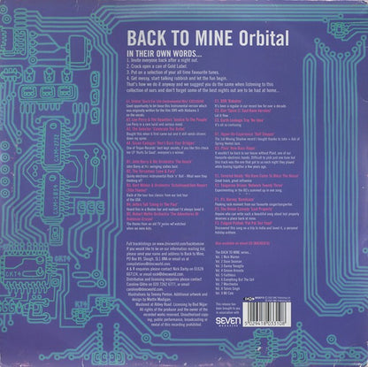 Orbital : Back To Mine (3xLP, Comp)