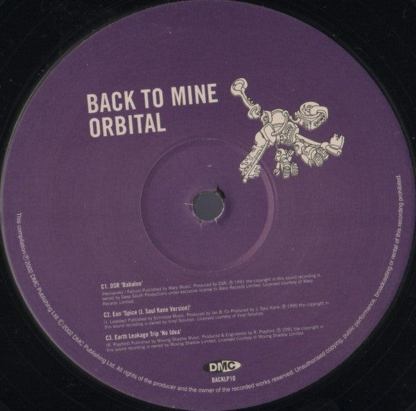 Orbital : Back To Mine (3xLP, Comp)