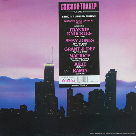 Various : Chicago Trax LP Vol 1 (LP, Comp, Ltd)