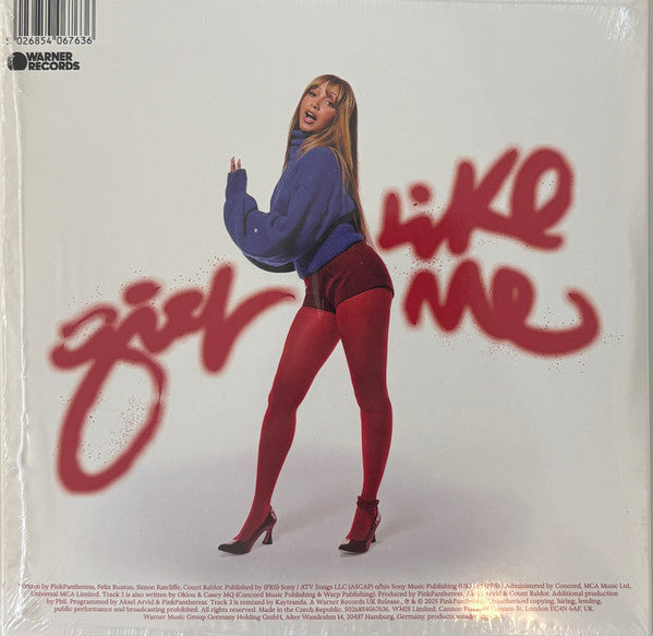 PinkPantheress : Girl Like Me (7", RSD, Single, Ltd, Red)