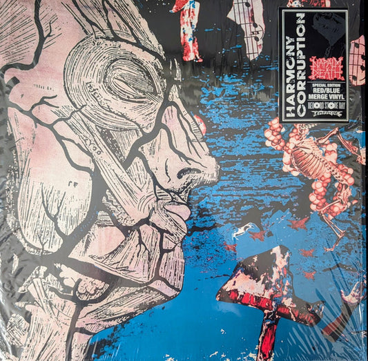 Napalm Death : Harmony Corruption (LP, Album, RSD, RE, S/Edition, Red)