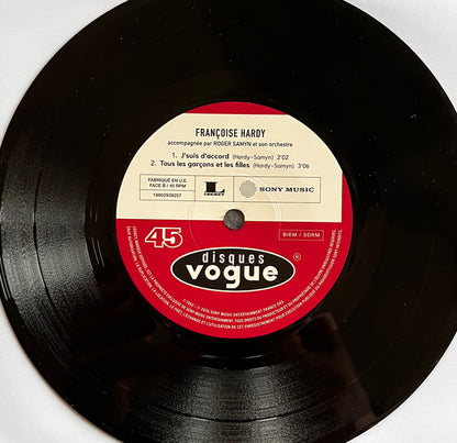 Françoise Hardy : J'suis D'accord / Tous Les Garçons Et Les Filles (7", EP, RSD, RE)