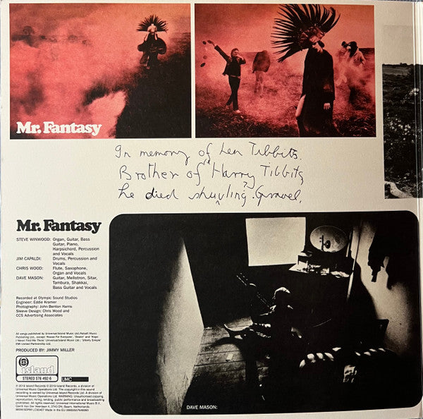 Traffic : Mr Fantasy  (LP, RE)