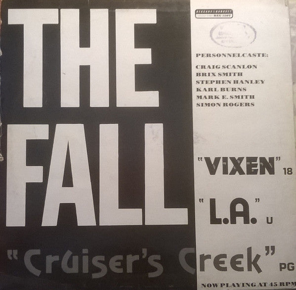 The Fall : Cruiser's Creek (12", Single)