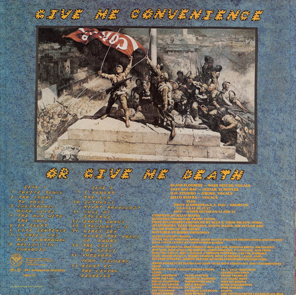 Dead Kennedys : Give Me Convenience Or Give Me Death (LP, Comp + Flexi, 7")