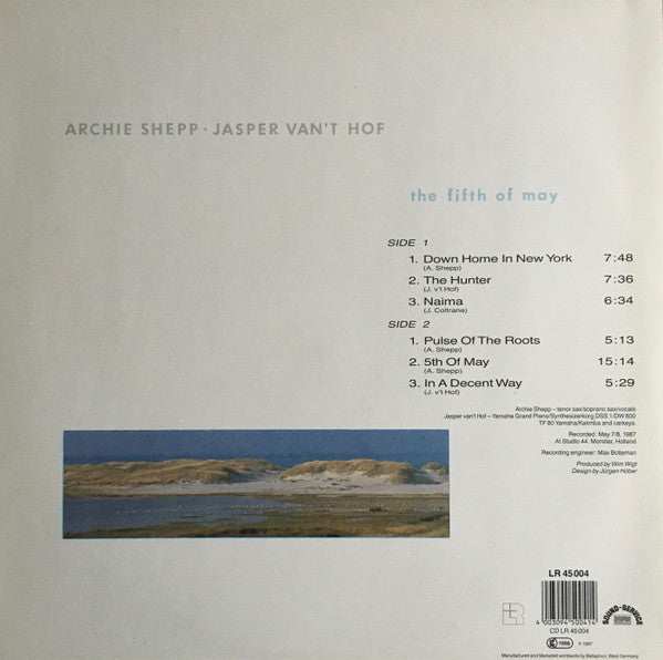 Archie Shepp · Jasper Van't Hof : The Fifth Of May (LP, Album)