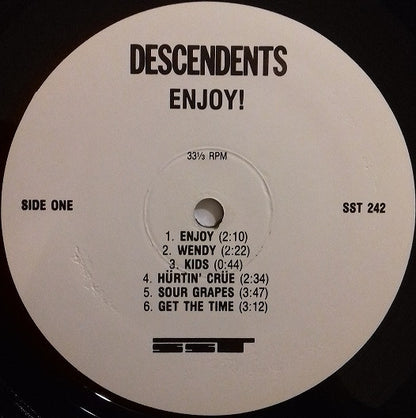 Descendents : Enjoy! (LP, Album, RE)