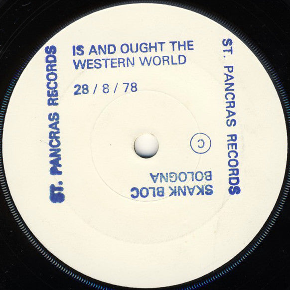 Scritti Politti : Skank Bloc Bologna (7", Single)