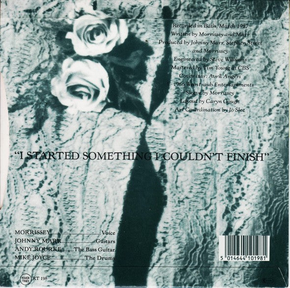 The Smiths : I Started Something I Couldn't Finish (7", Single, EMI)