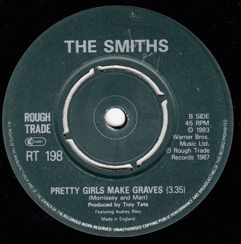 The Smiths : I Started Something I Couldn't Finish (7", Single, EMI)