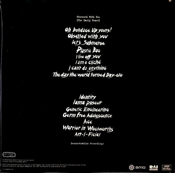 Xray Spex* : Obsessed With You (The Early Years) (LP, Comp, Ltd, RE, RM, Pin)