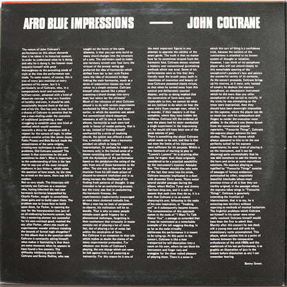 John Coltrane : Afro Blue Impressions (2xLP, Album, Mono)