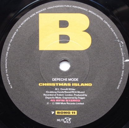 Depeche Mode : A Question Of Lust (7", Single, MPO)