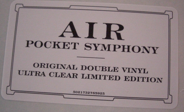 AIR : Pocket Symphony (2xLP, Album, Ltd, RE, Cle)