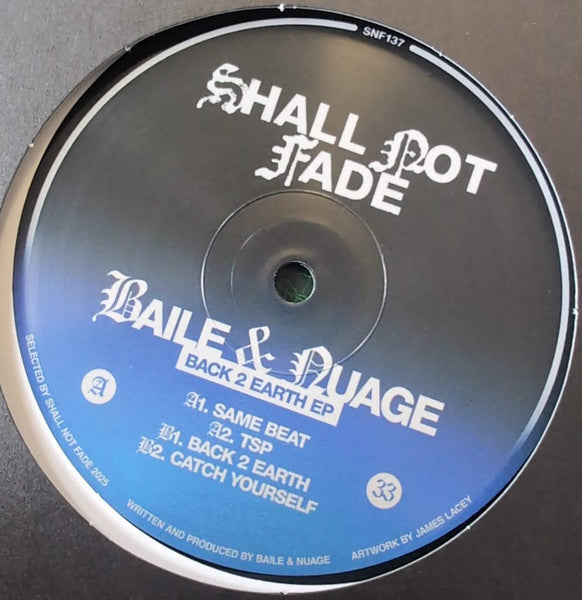 Baile (2) & Nuage (4) : Back 2 Earth EP (12", EP)