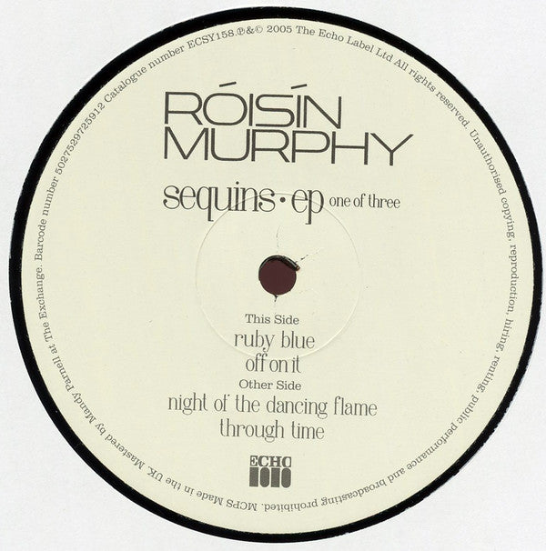 Róisín Murphy : Sequins EP (One Of Three) (12", EP, Ltd)