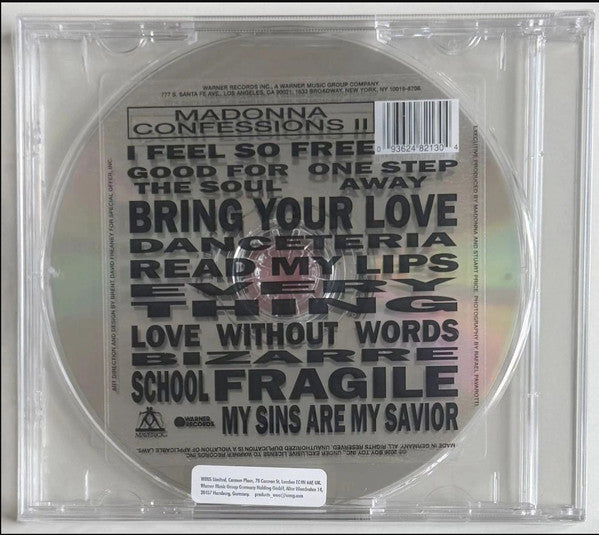 Madonna : Confessions II (CD, Album, Mixed)