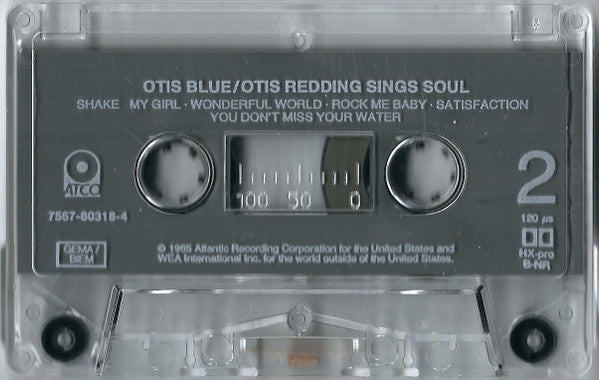 Otis Redding : Otis Blue / Otis Redding Sings Soul (Cass, Album, RE)