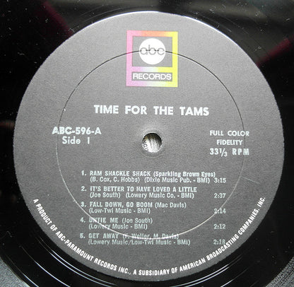 The Tams : Time For The Tams (LP, Album, Mono)