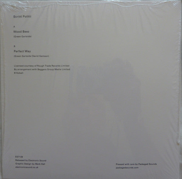 Scritti Politti : Wood Beez / Perfect Way (7", Single, Ltd, Gol)