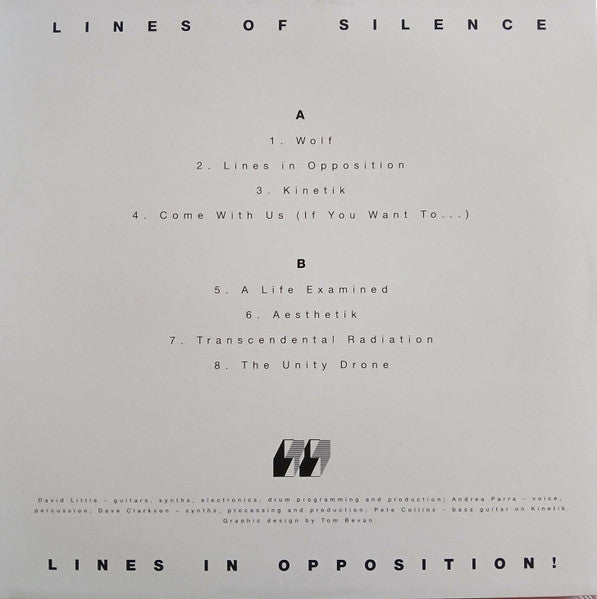 Lines Of Silence : Lines In Opposition! (LP, Album)