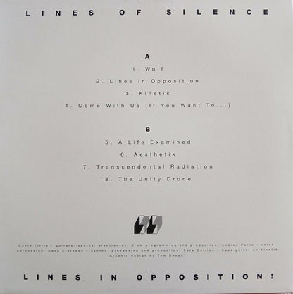Lines Of Silence : Lines In Opposition! (LP, Album)