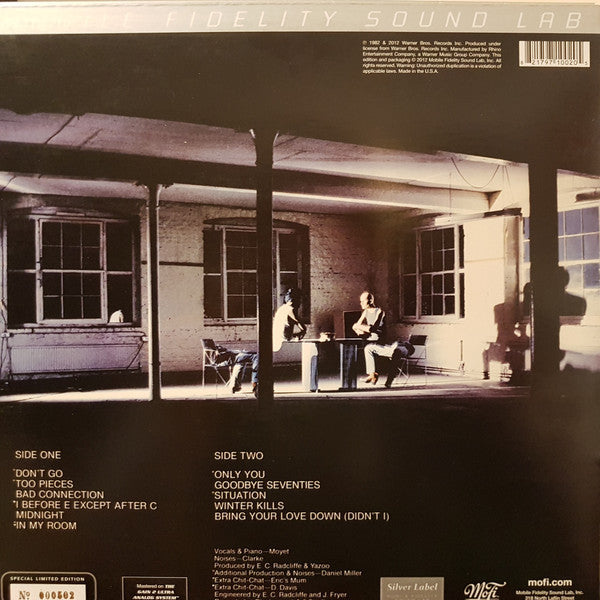 Yaz* : Upstairs At Eric's (LP, Album, Ltd, Num, RE, RM, S/Edition)