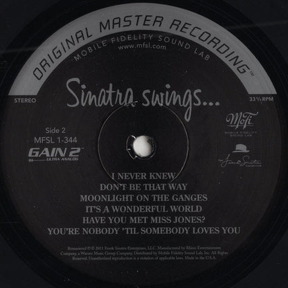 Frank Sinatra : Swing Along With Me - Sinatra Swings... (LP, Album, Ltd, Num, RE, RM, S/Edition, 180)
