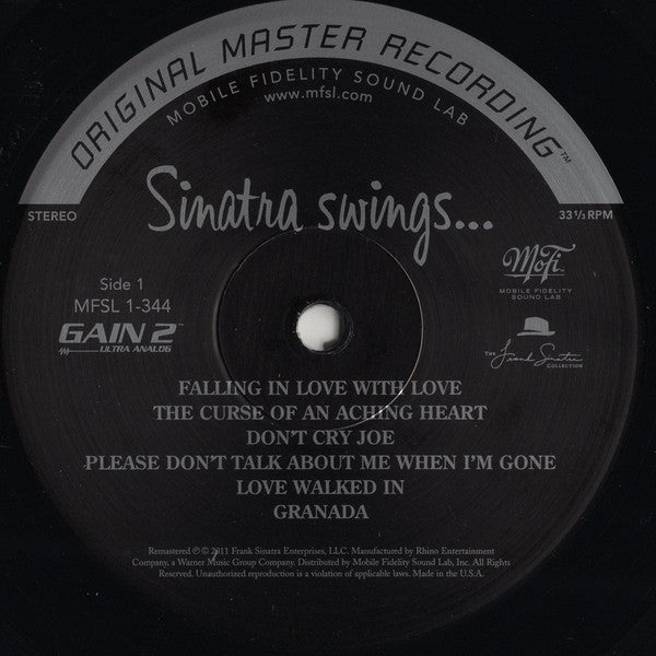 Frank Sinatra : Swing Along With Me - Sinatra Swings... (LP, Album, Ltd, Num, RE, RM, S/Edition, 180)